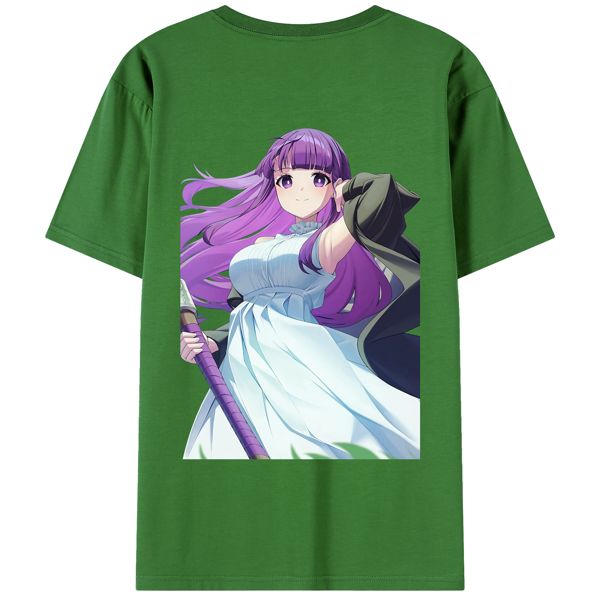 （画像用） 葬送のフリーレン Frieren レディース半袖Tシャツ(バックプリント)